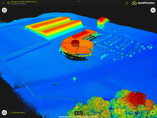 Droneport with AP-LiDAR-M Gen II