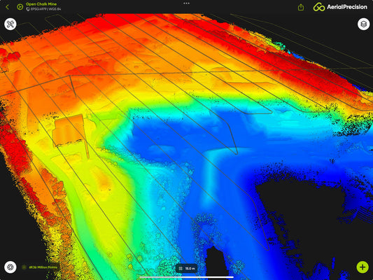 Open Chalk Mine with AP-LiDAR-M Gen II