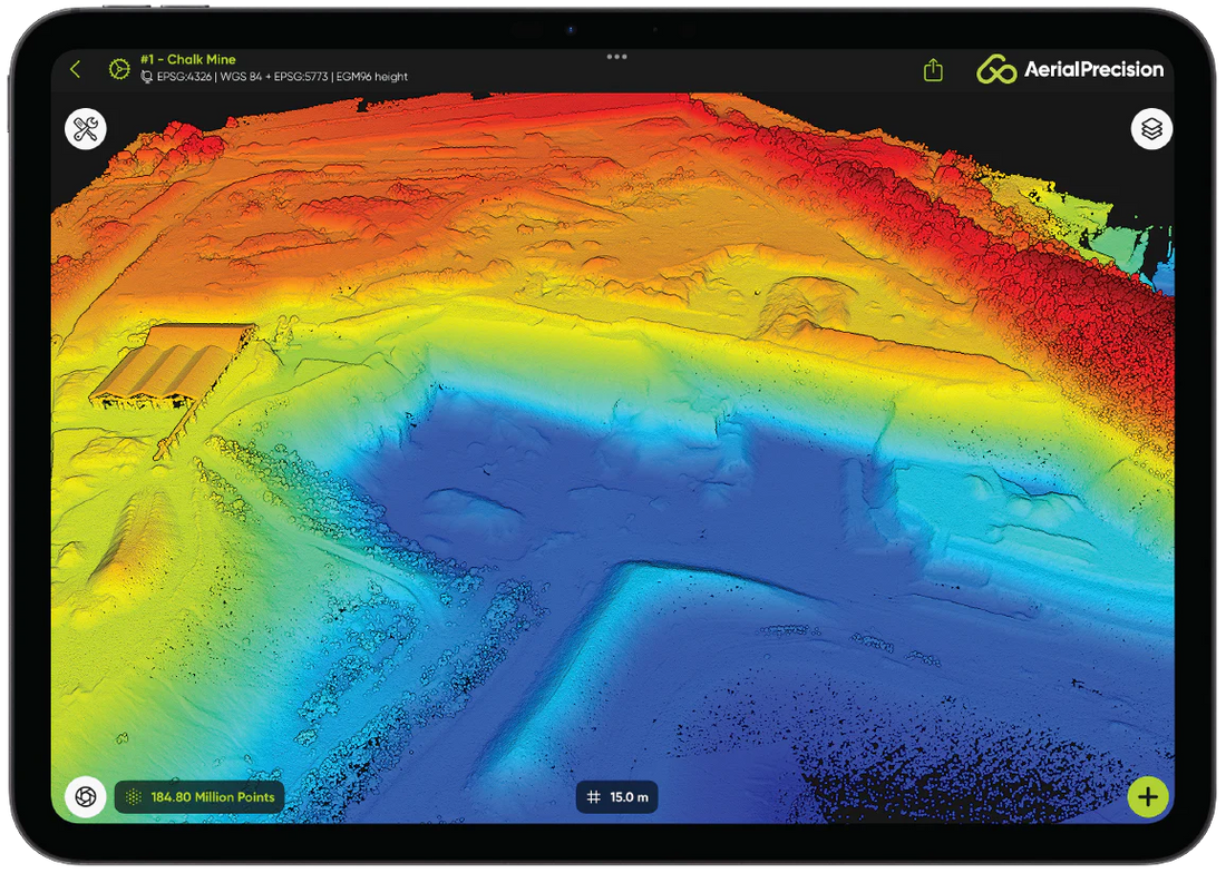 Point Cloud made with AP-LiDAR-One Gen II